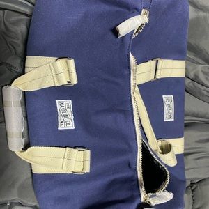 The Madeline Co. Vintage Canvas Duffel Bag